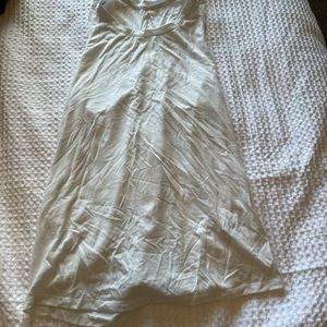 White old navy tie, back athletic tank